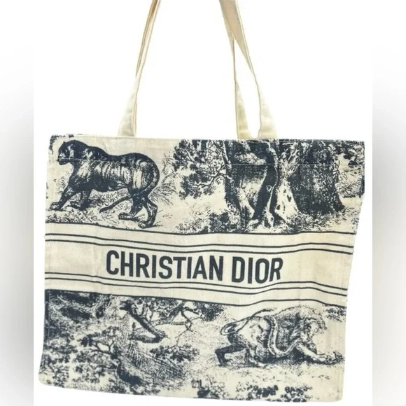 DIOR Diorviera Navy & White Tote - Picture 8 of 9